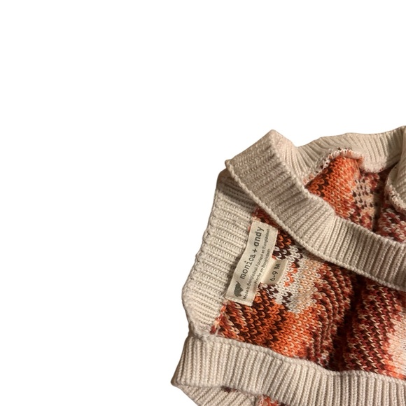 6-9m Monica and Andy Guitar Knit Baby Overalls Acoustic Ukelele Bass Instruments - Picture 5 of 5